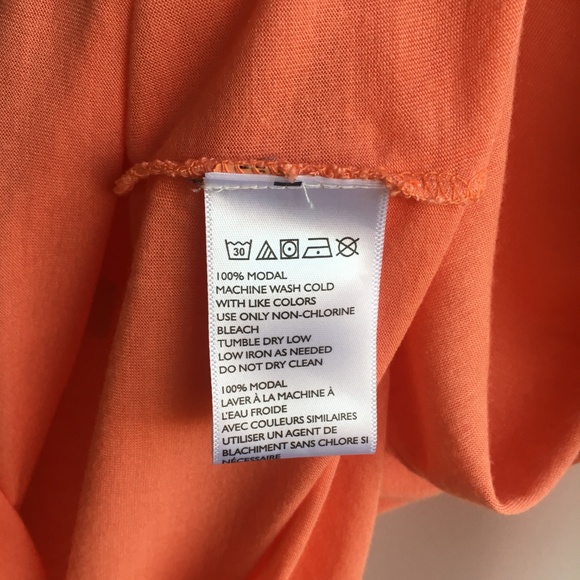 NWT Silence + noise Coral Long Sleeve Tee Crewneck - Picture 5 of 8